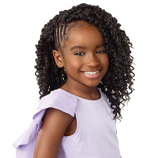 Sensationnel Lulu Mini Kids Pre-Looped Crochet Braid - PASSION TWIST 10" 2X