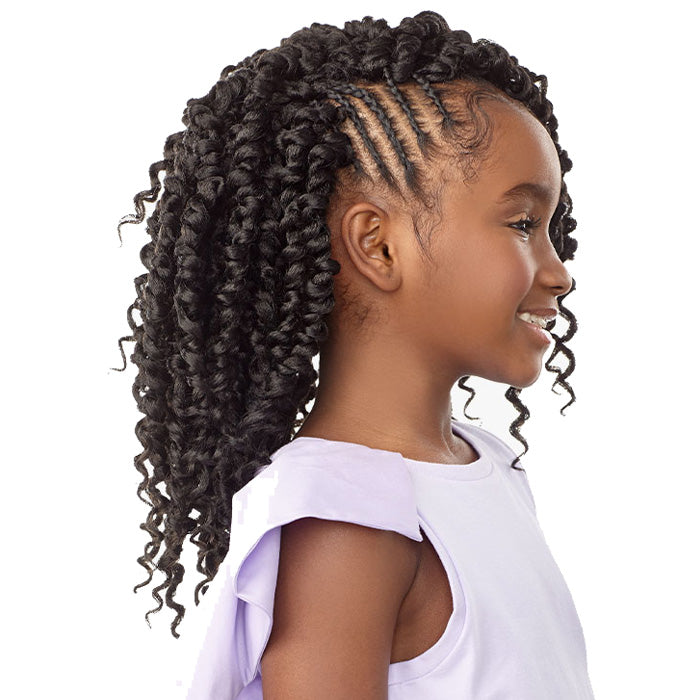 Sensationnel Lulu Mini Kids Pre-Looped Crochet Braid - PASSION TWIST 10" 2X