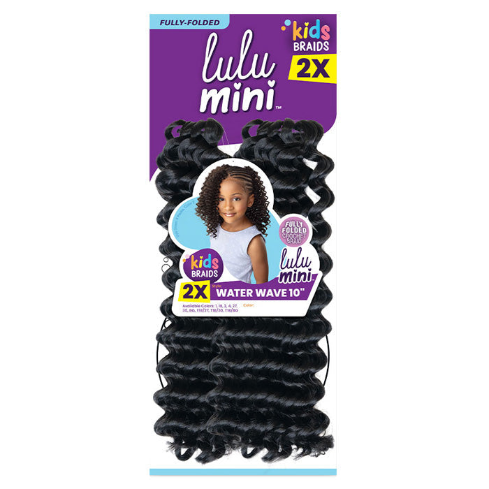 Sensationnel Lulu Mini Kids 2X Crochet Braid - WATER WAVE 10