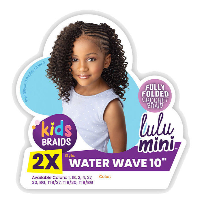 Sensationnel Lulu Mini Kids 2X Crochet Braid - WATER WAVE 10