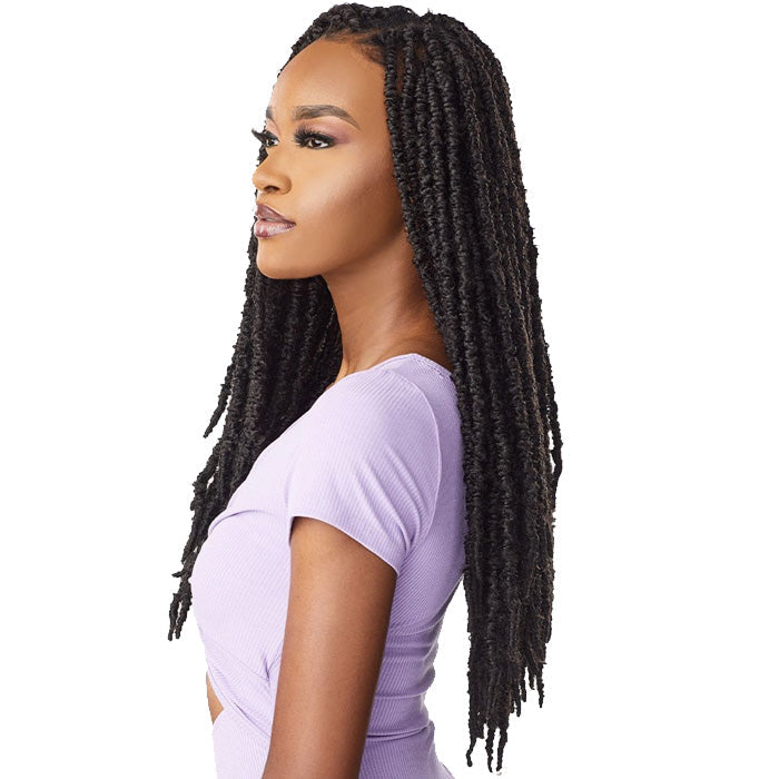 Sensationnel Lulutress Pre-Looped Crochet Braid - 2X SKINNY BUTTERFLY LOCS 18"