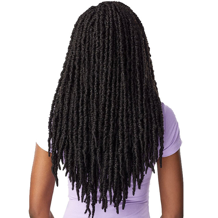 Sensationnel Lulutress Pre-Looped Crochet Braid - 2X SKINNY BUTTERFLY LOCS 18"