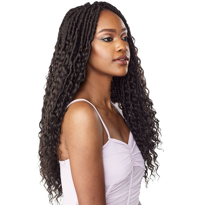 Sensationnel Lulutress Pre-Looped Crochet Braid - 3X BOHEMIAN LOCS 20"