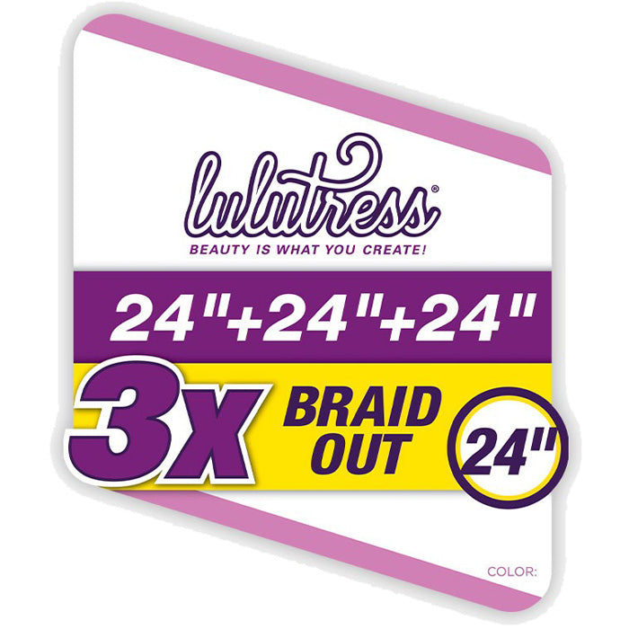 Sensationnel Lulutress Fully Folded Braid Bundle - 3X BRAID OUT 24"