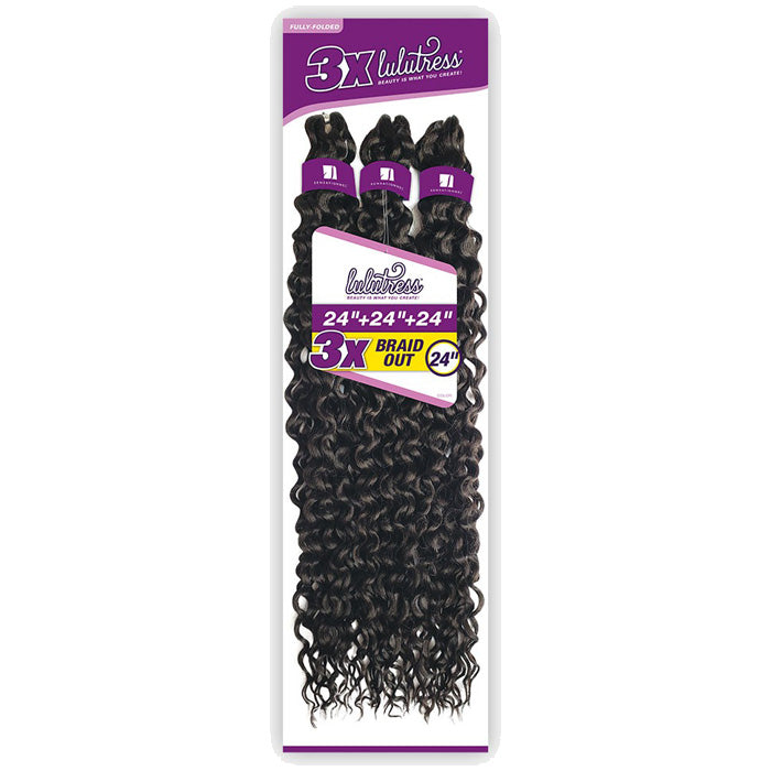 Sensationnel Lulutress Fully Folded Braid Bundle - 3X BRAID OUT 24"