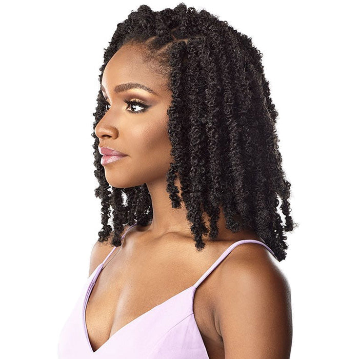 Sensationnel Lulutress Pre-Looped Crochet Braids 1 Pack Style - 3X BUTTERFLY LOCS BOB 8/10/12