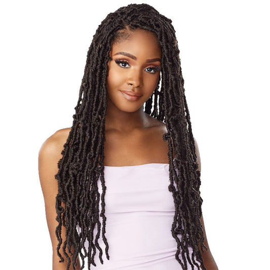 Sensationnel Lulutress Pre-Looped Crochet Braid - 3X DISTRESSED LOCS 24"