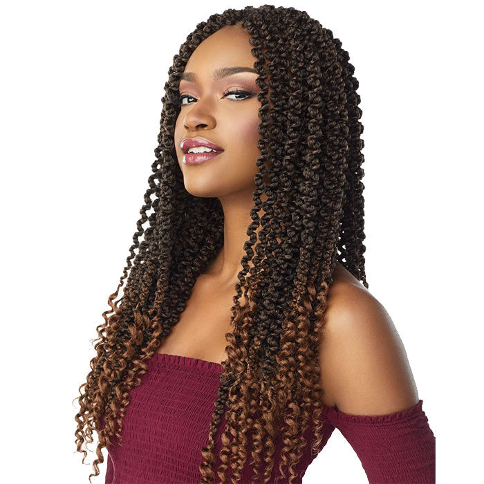 Sensationnel Lulutress Pre-Looped Pre-Stretched Crochet Braids - 3X 3D PASSION TWIST 18"