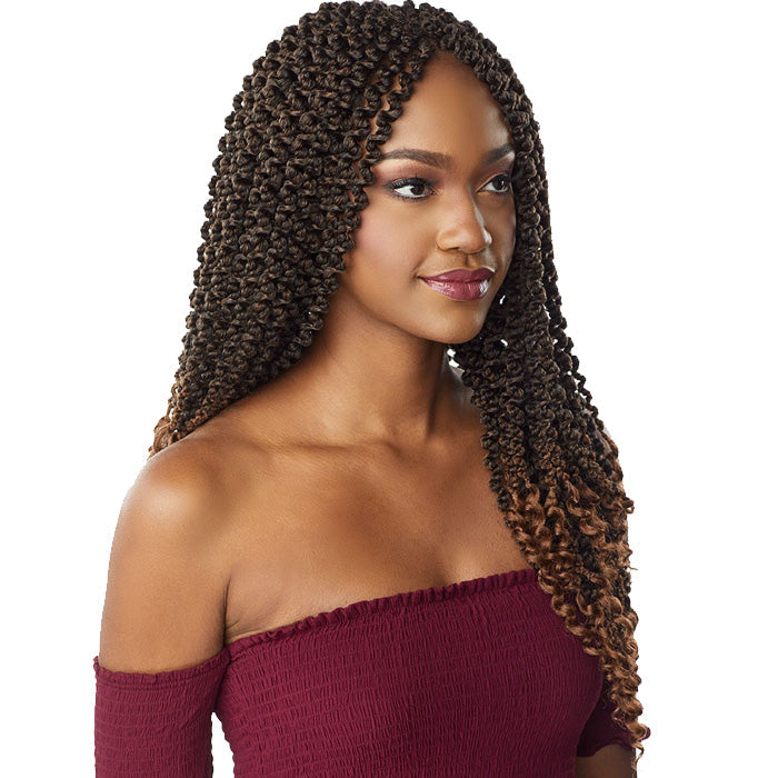 Sensationnel Lulutress Pre-Looped Pre-Stretched Crochet Braids - 3X 3D PASSION TWIST 18"