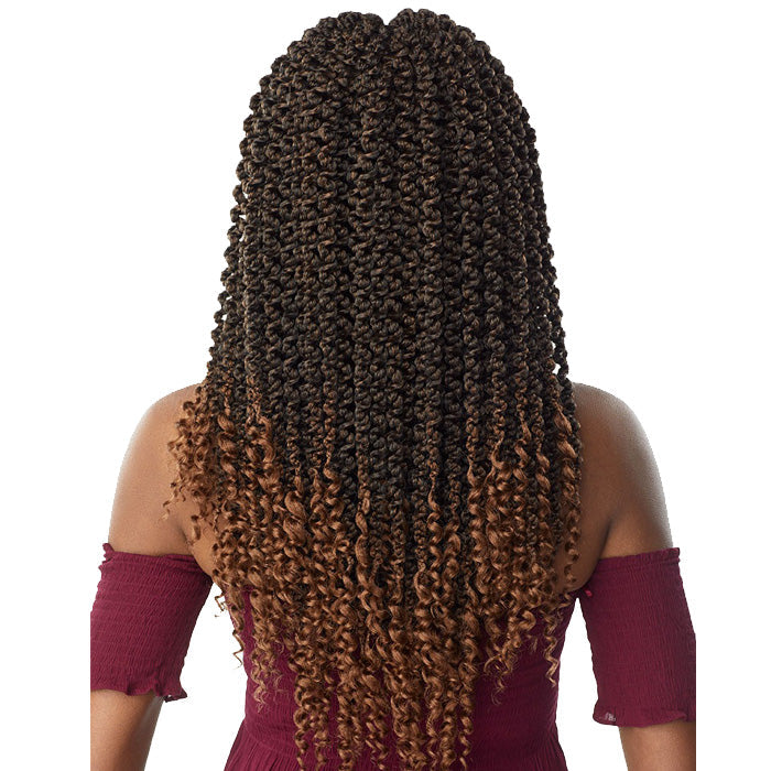 Sensationnel Lulutress Pre-Looped Pre-Stretched Crochet Braids - 3X 3D PASSION TWIST 18"