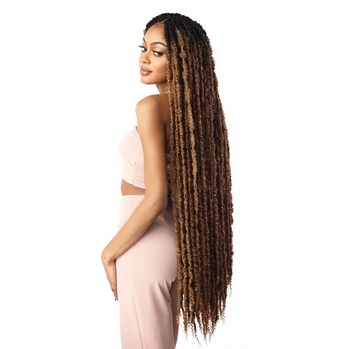 Sensationnel Lulutress Pre-Looped Crochet Braid - BUTTERFLY LOCS 36"