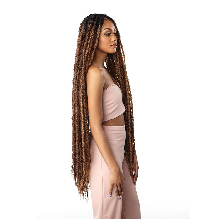 Sensationnel Lulutress Pre-Looped Crochet Braid - BUTTERFLY LOCS 36"