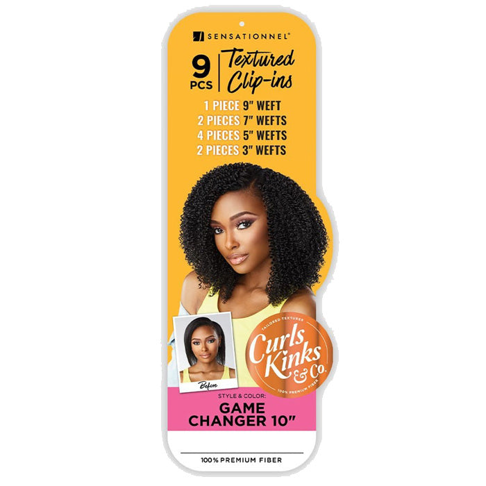 Sensationnel Premium Fiber Curls Kinks & Co Textured Clip-In - GAME CHANGER 10"