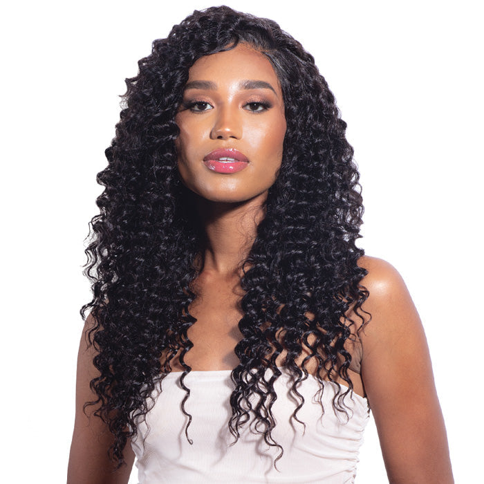 Shake N Go Glossy 100% Virgin Remy Hair Weave - DEEP WAVE (Multi Length) 3 Pcs