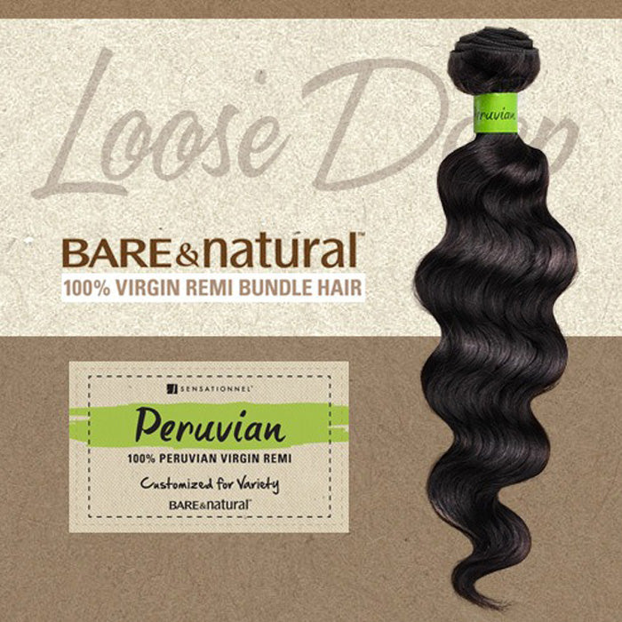 Sensationnel Bare & Natural Peruvian 100% Virgin Remi Weave - LOOSE DEEP 16-24"