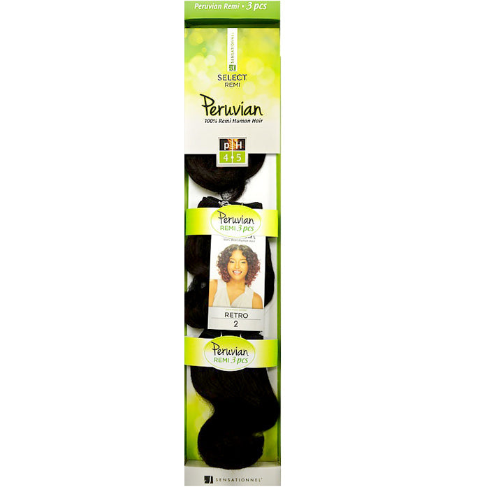 Sensationnel Select Remi Peruvian 100% Remi Human Hair Weave RETRO 3 PCS