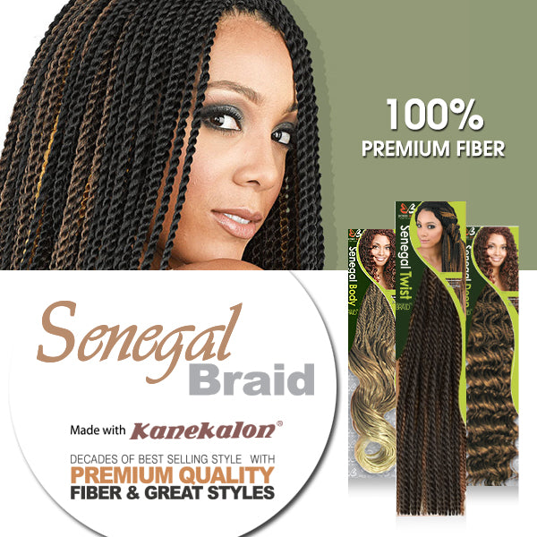 Bobbi Boss African Roots Pre-Looped Collection Braids - SENEGAL TWIST CURLY 14"
