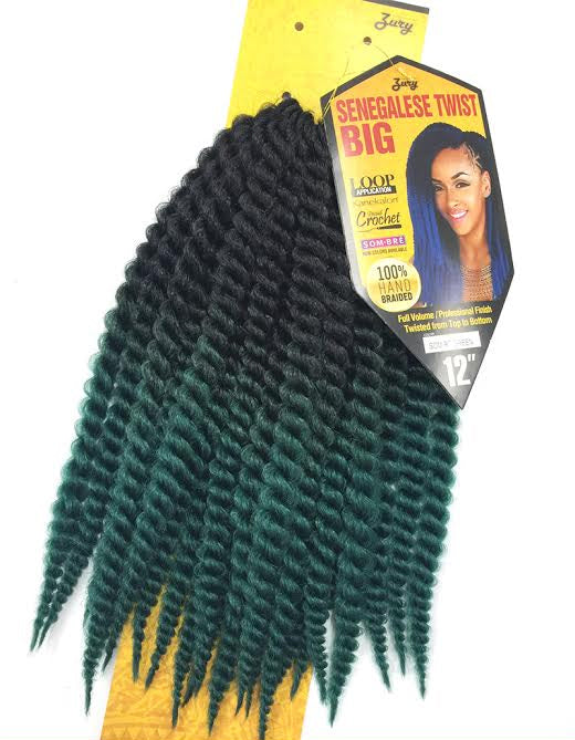 Zury Sis Crochet Braid SENEGALESE TWIST BIG 12 Inch
