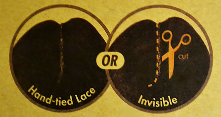 Sensationnel Bare & Natural Brazilian Unprocessed Human Hair NATURAL WAVY LACE CLOSURE 12"