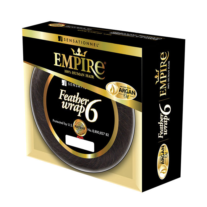 Sensationnel Empire Bump 100% Human Hair Weave - FEATHER WRAP 6