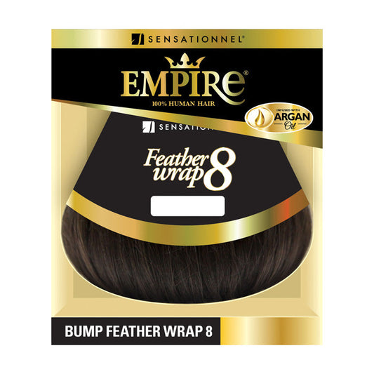 Sensationnel Empire Bump 100% Human Hair Weave - FEATHER WRAP 8