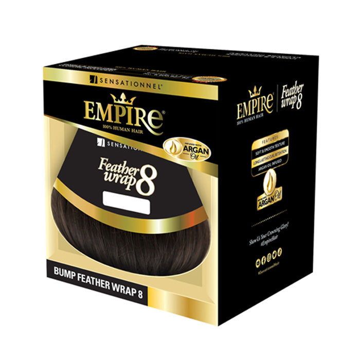Sensationnel Empire Bump 100% Human Hair Weave - FEATHER WRAP 8