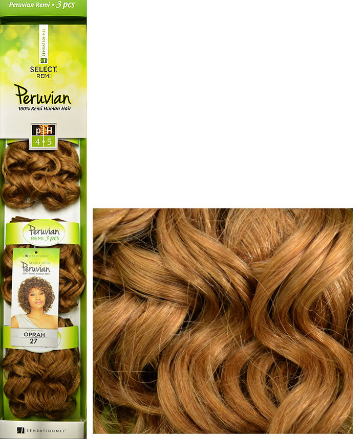 Sensationnel Select Remi Peruvian 100% Remi Human Hair Weave OPRAH 3 PCS