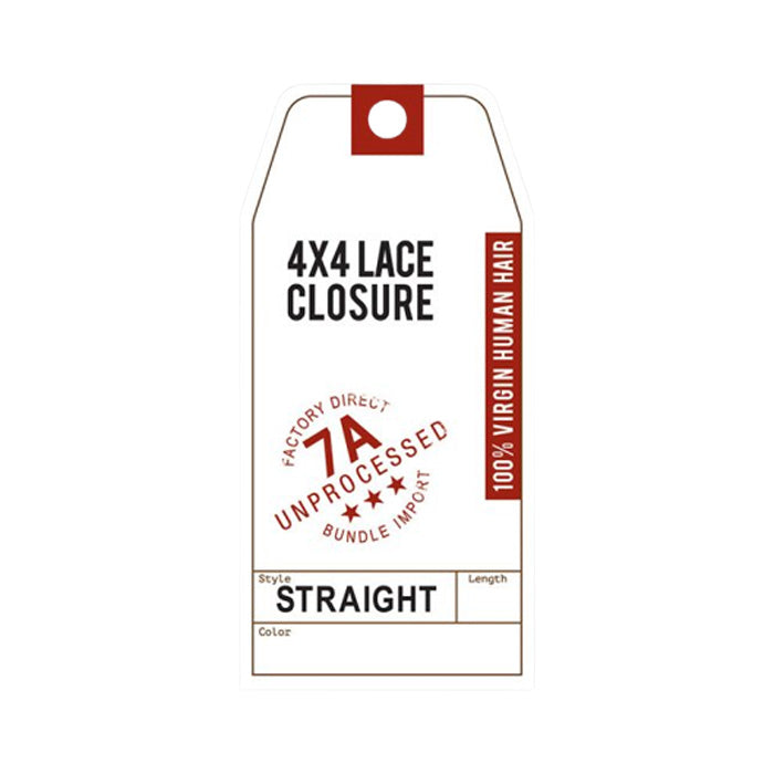 Sensationnel Bare & Natural 100% Virgin Human Hair 4x4 Lace Closure - STRAIGHT 10-18"