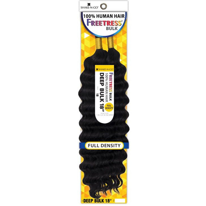 Freetress 100% Human Hair Braids - DEEP BULK 18"