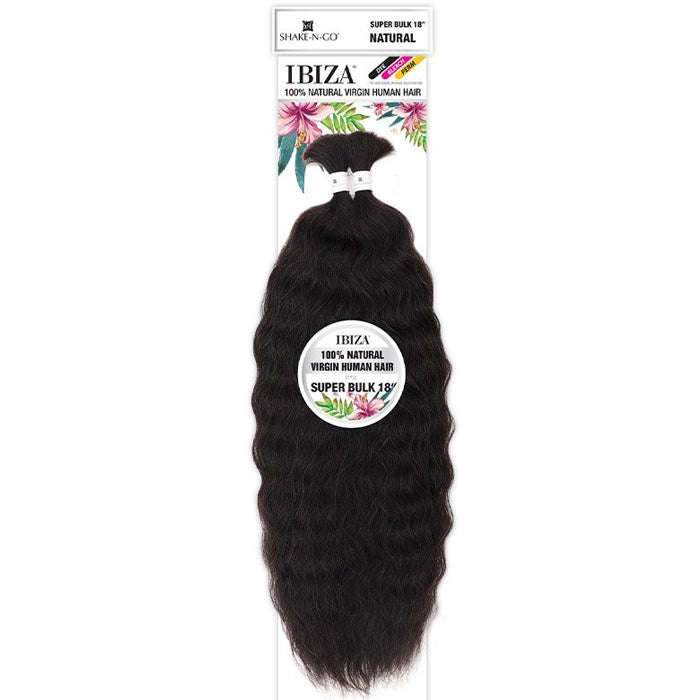 Shake N Go Ibiza 100% Natural Virgin Human Hair Braids - SUPER BULK 18"