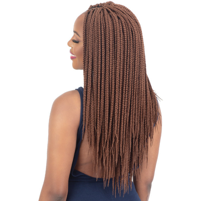 Freetress Pre-Looped Crochet Braid - 3X BOX BRAID 18"