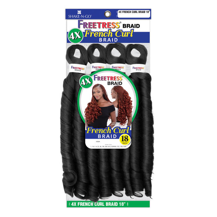 Freetress Pre-Stretched Braid - 4X FRENCH CURL BRAID 18"