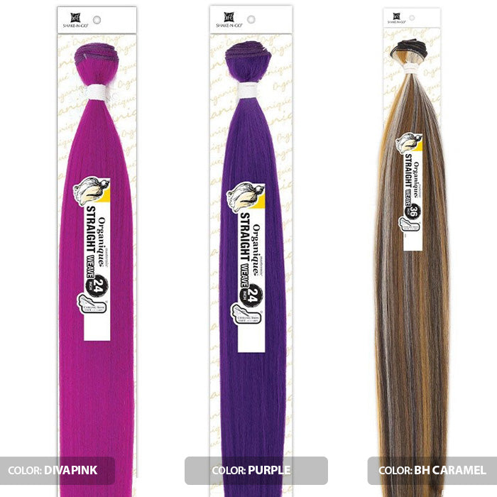 Shake-N-Go Organique Mastermix Weave - STRAIGHT 24"- 40"