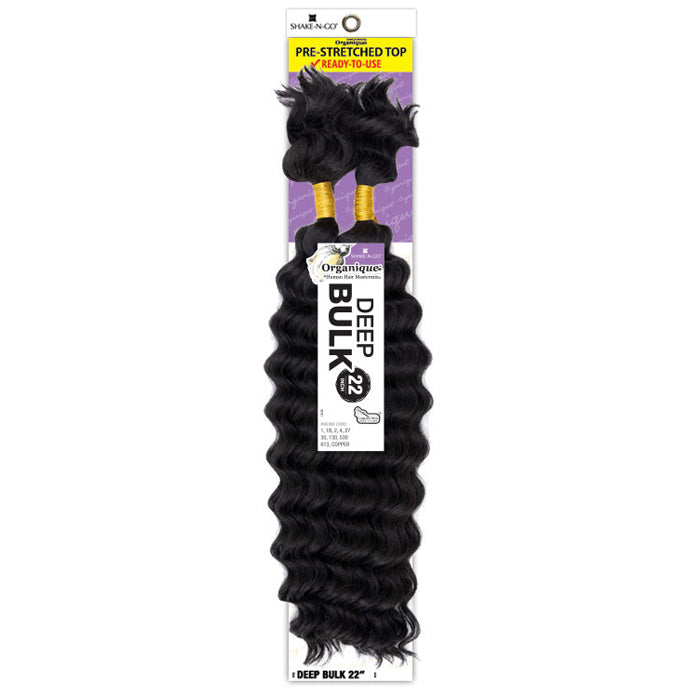 Shake N Go Organique Human Hair Blend Braids - DEEP BULK 18"/22"