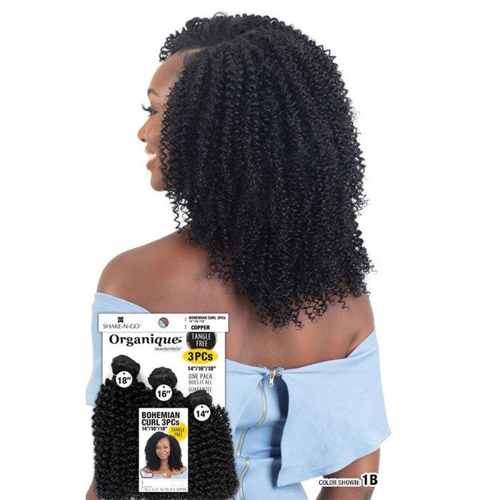 Shake-N-Go Organique MasterMix Weave - BOHEMIAN CURL 3pcs (14"16"18") / (18"20"22")