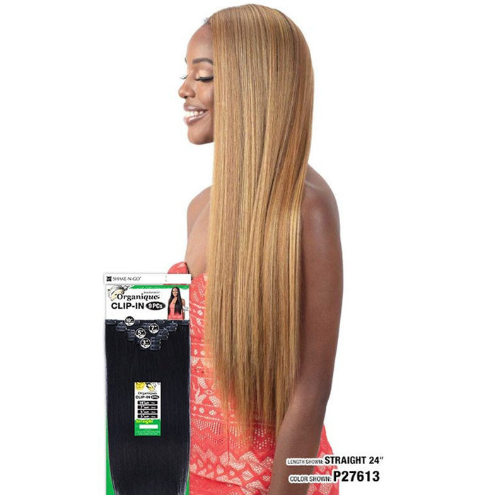 Shake-N-Go Organique Mastermix Weave CLIP IN 9PCS - STRAIGHT 20"- 24"