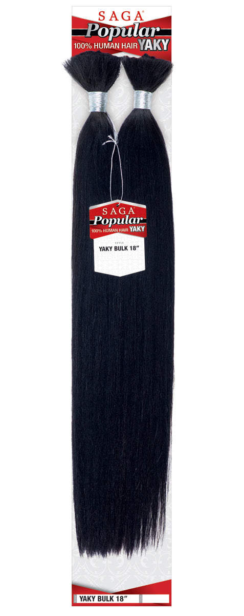 Shake N Go Saga 100% Human Hair Popular - YAKY BULK 18"