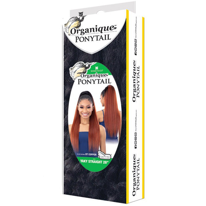 Shake N Go Organique Ponytail - YAKY STRAIGHT 28"