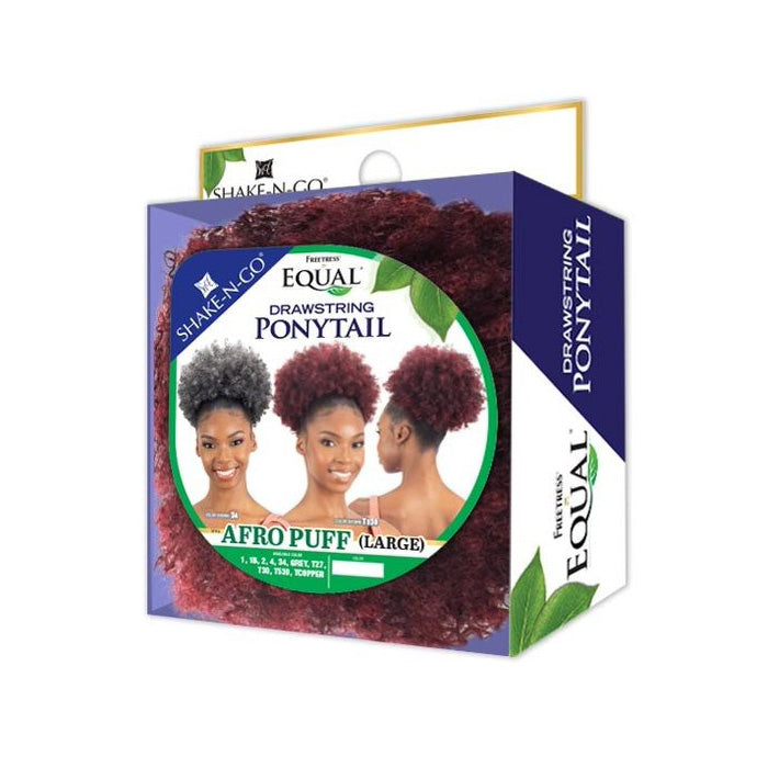Shake-N-Go Drawstring Ponytail - AFRO PUFF LARGE