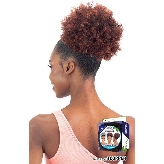 Shake-N-Go Drawstring Ponytail - AFRO PUFF MEDIUM