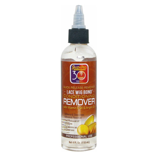 Salon Pro 30 Sec LACE WIG BOND CONDITIONING REMOVER with Vitamin E & Argan Oil 2 oz / 4 oz