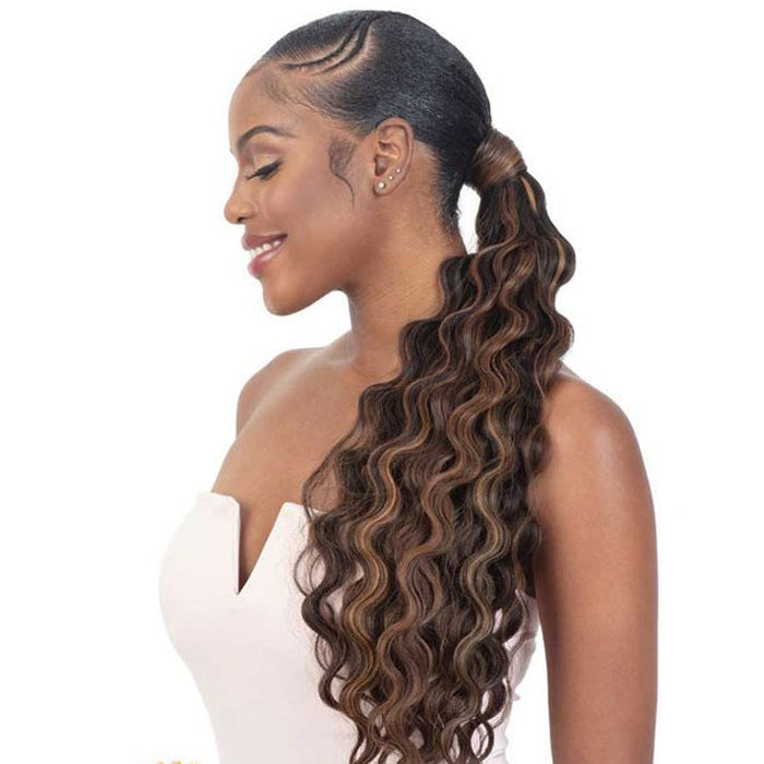 Shake N Go Organique Pony Pro Ponytail - WAVY CRIMP CURL 22"