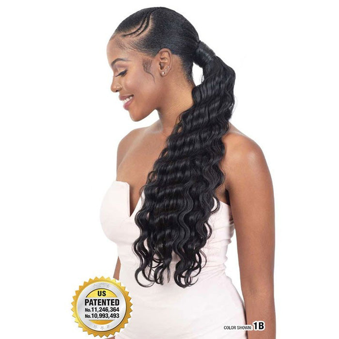 Shake N Go Organique Pony Pro Ponytail - WAVY CRIMP CURL 22"