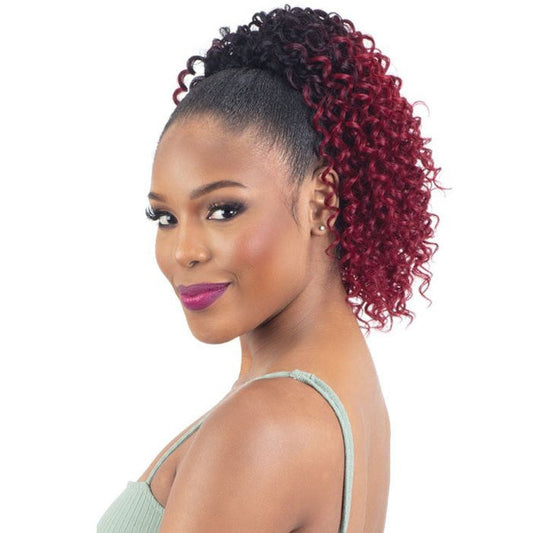 Shake N Go Equal Lite Drawstring Ponytail - COOL WATER 12"