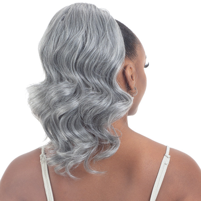 Shake N Go Equal Lite Drawstring Ponytail - GLAM WAVE 12"