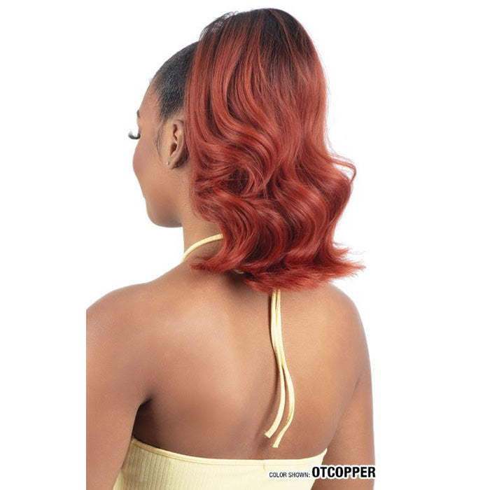 Shake N Go Equal Lite Drawstring Ponytail - MISTY WAVE 14"