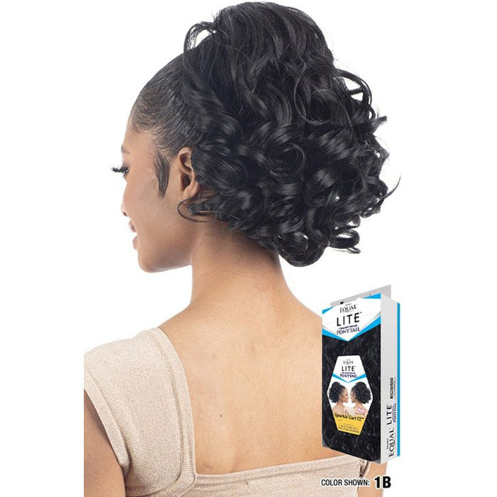 Shake N Go Equal Lite Drawstring Ponytail - SPARKLE CURL 12"
