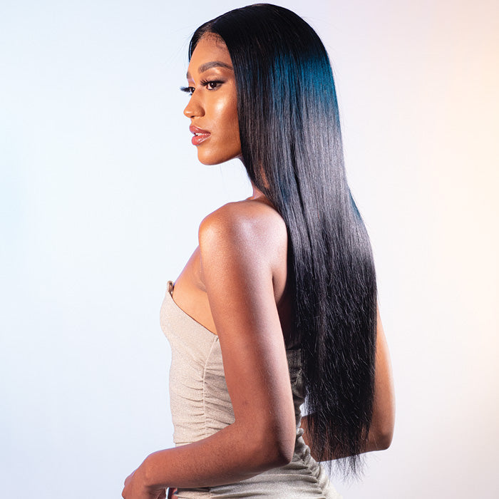 Shake N Go Glossy 100% Virgin Remy Hair HD 4x4 Lace Closure - 4x4 STRAIGHT 12"/16"