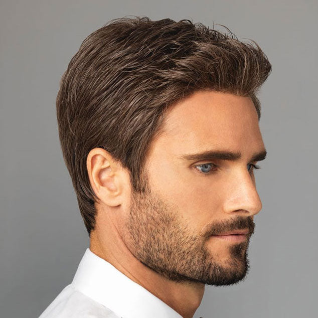 HIM Men's Collection Hand-Tied Lace Front Wig - STYLE