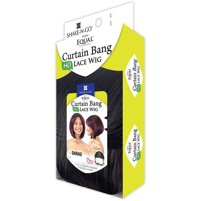 Shake-N-Go Equal Curtain Bang HD Lace Front Wig - DANAE